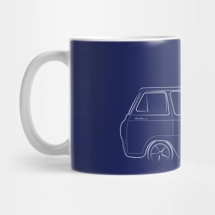 Ford Econoline Van - profile stencil, white Mug